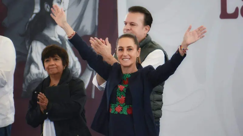  Claudia Sheinbaum visita la ciudad de Durango